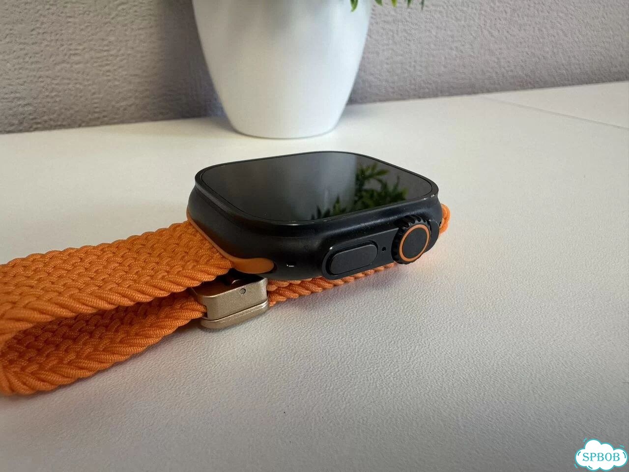 Apple watch ultra 2 49mm black почти новые фото 6