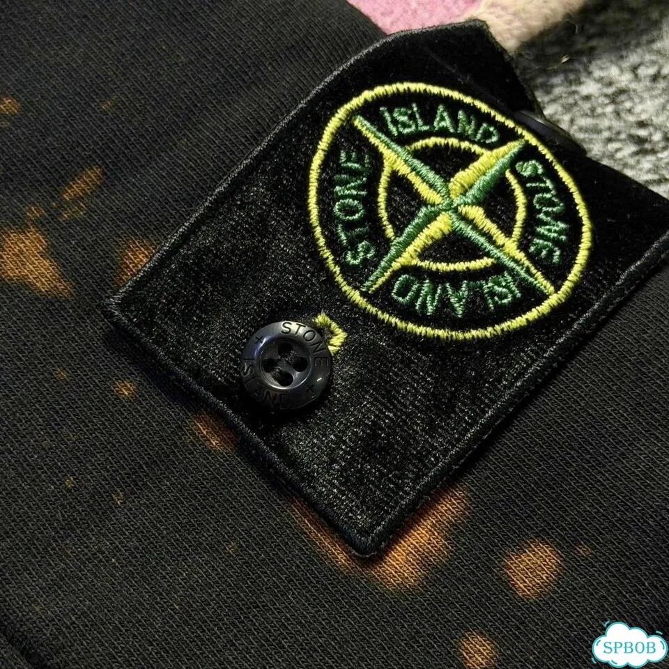 Stone Island Off Dye шорты черные фото 5