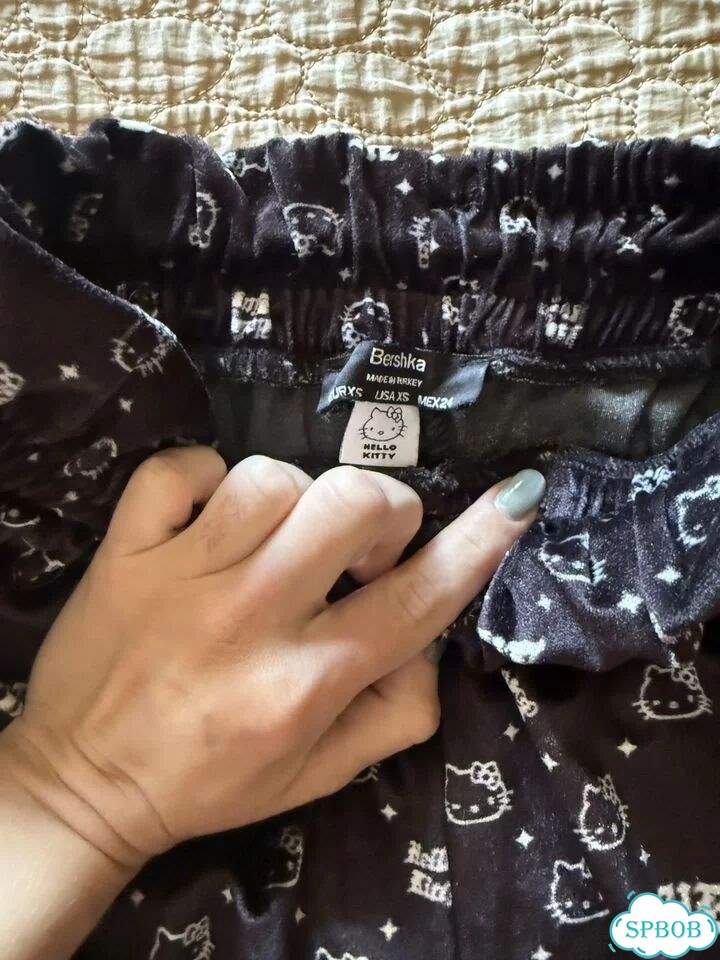 Штаны bershka hello kitty XS фото 2