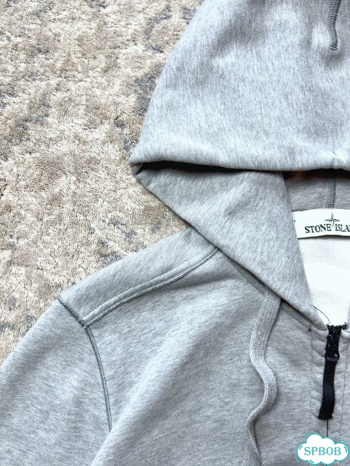 Stone island zip hoodie оригинал фото 3