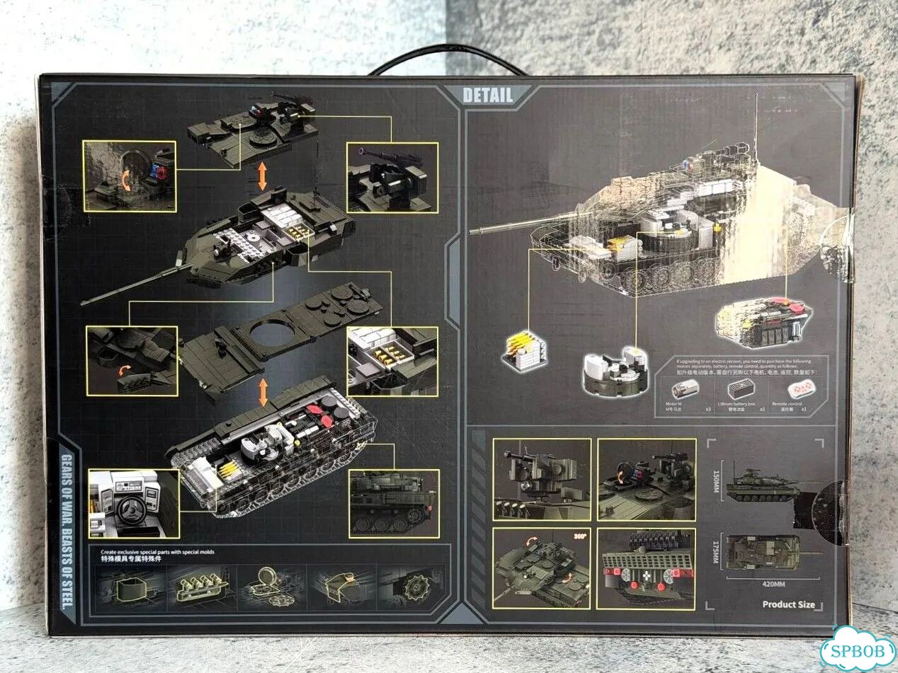 Конструктор Танк Leopard 2A8 фото 2
