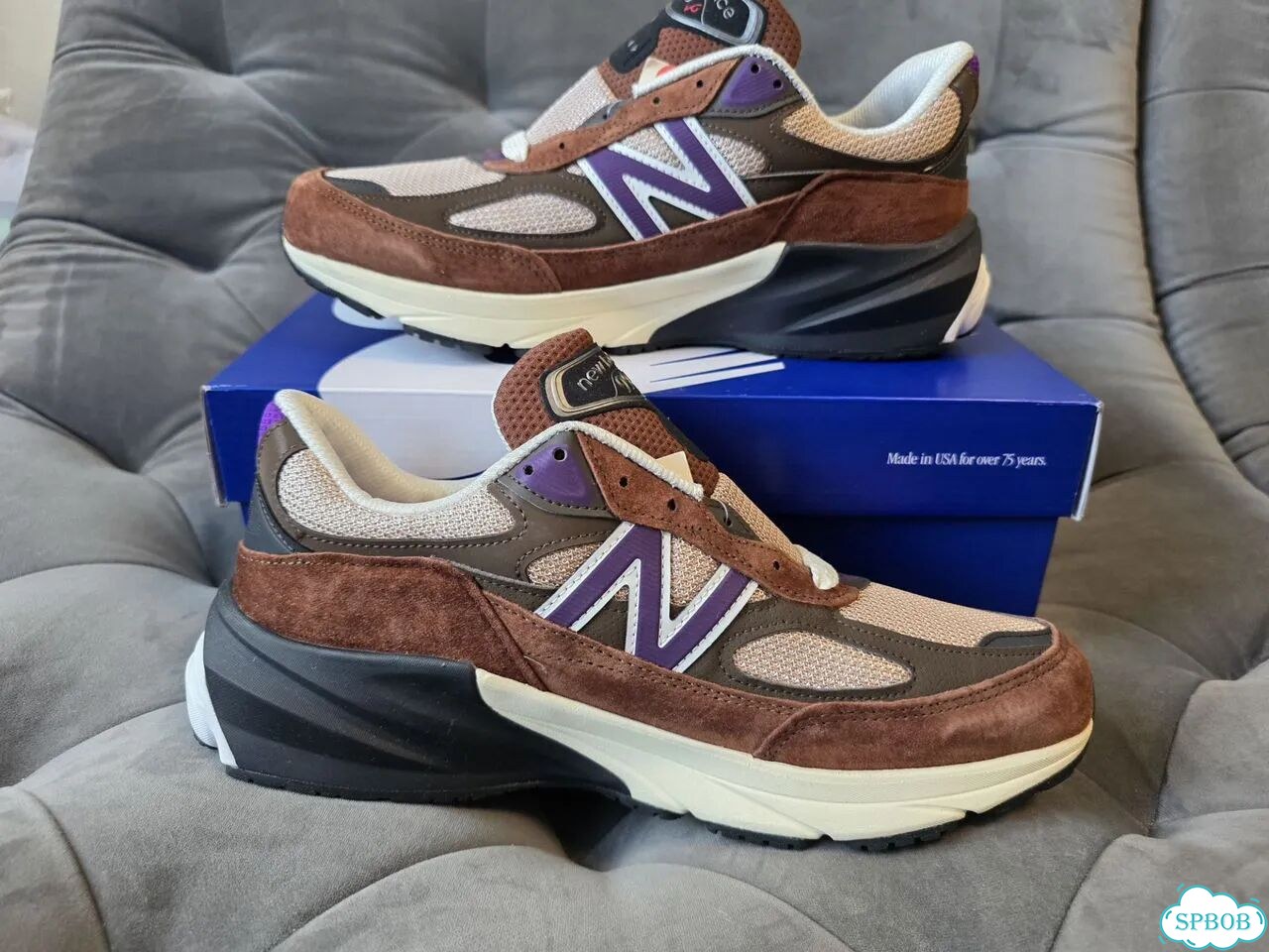 Кроссовки New Balance 990v6 made in usa Rich oak фото 2