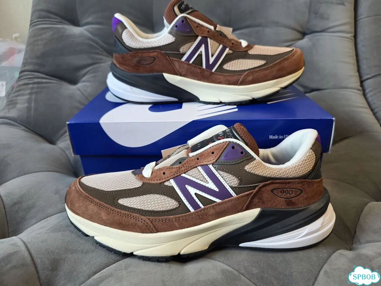 Кроссовки New Balance 990v6 made in usa Rich oak фото 3