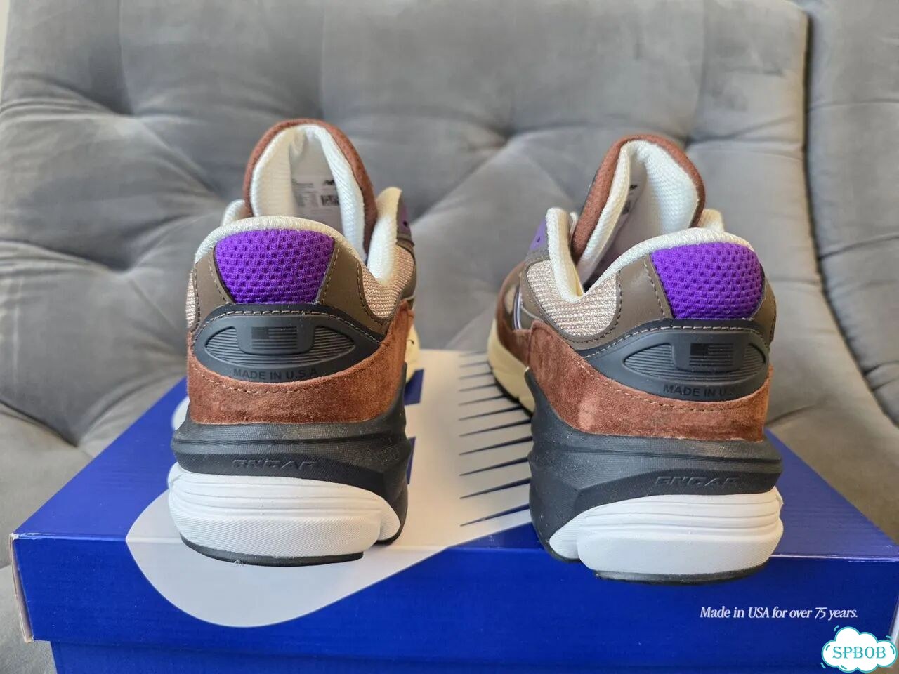 Кроссовки New Balance 990v6 made in usa Rich oak фото 4