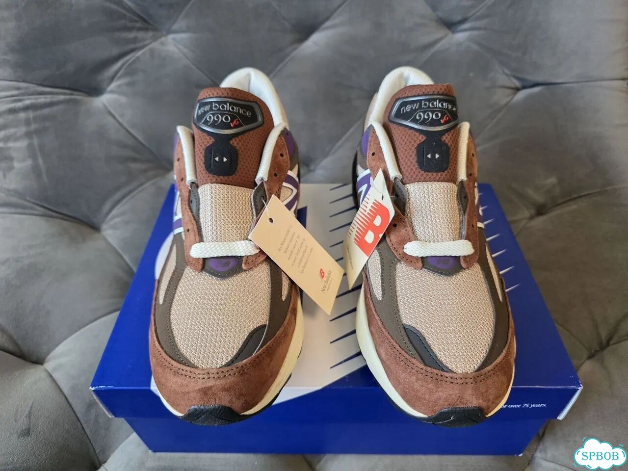 Кроссовки New Balance 990v6 made in usa Rich oak фото 5