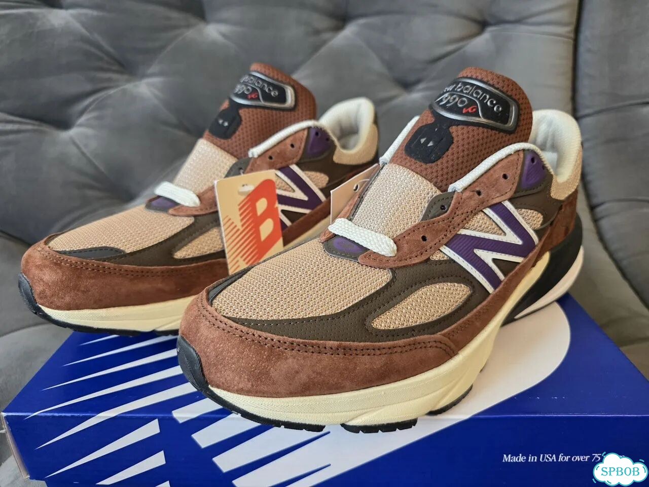 Кроссовки New Balance 990v6 made in usa Rich oak фото 6