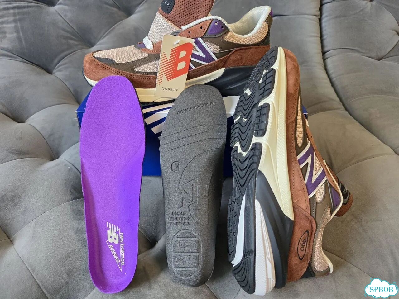 Кроссовки New Balance 990v6 made in usa Rich oak фото 9