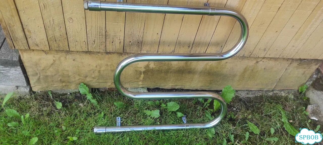 Полотенцесушитель водяной из нержавеющей стали бу фото 1