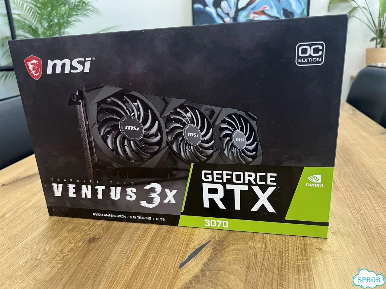 Видеокарта MSI GeForce RTX 3070 Ventus 3X 8GB фото 1