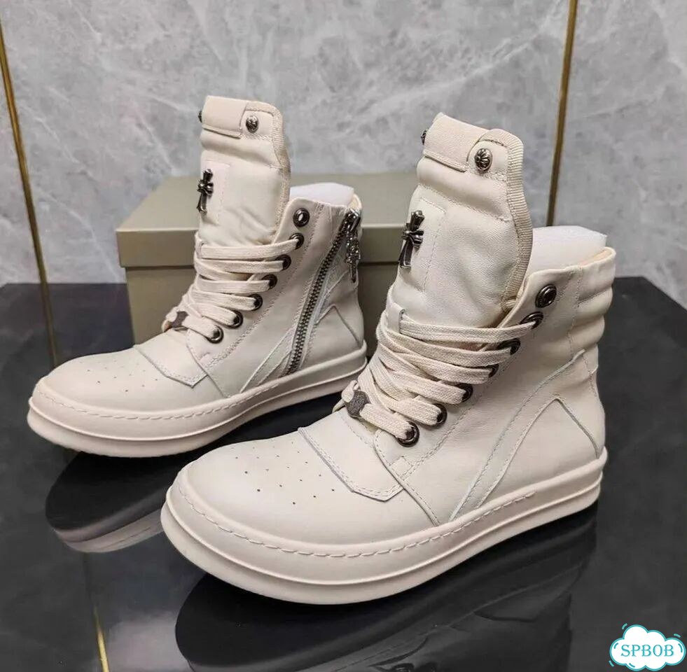Кеды Chrome Hearts x Rick Owens Geobasket фото 1