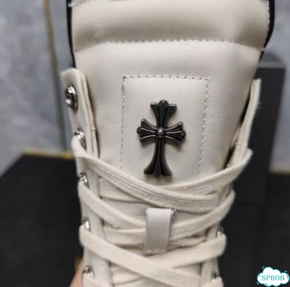 Кеды Chrome Hearts x Rick Owens Geobasket фото 3