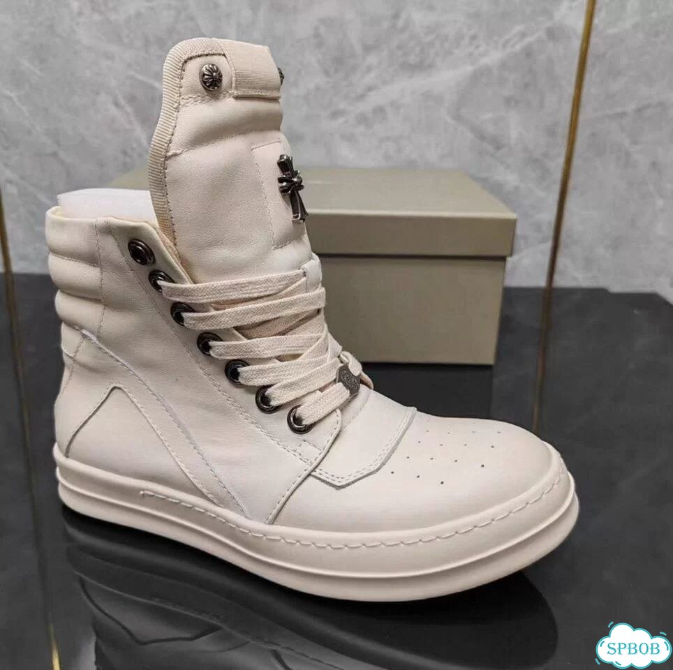 Кеды Chrome Hearts x Rick Owens Geobasket фото 6