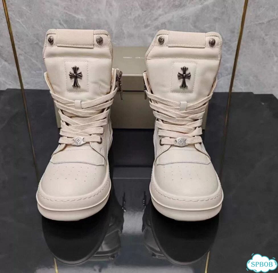 Кеды Chrome Hearts x Rick Owens Geobasket фото 7