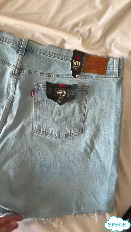 Джинсовые шорты levis 501 фото 1
