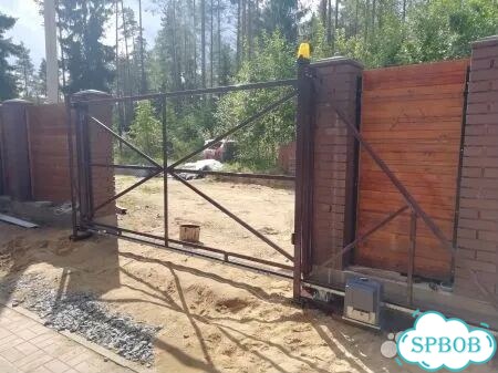 Откатные ворота 4000*2000 фото 2