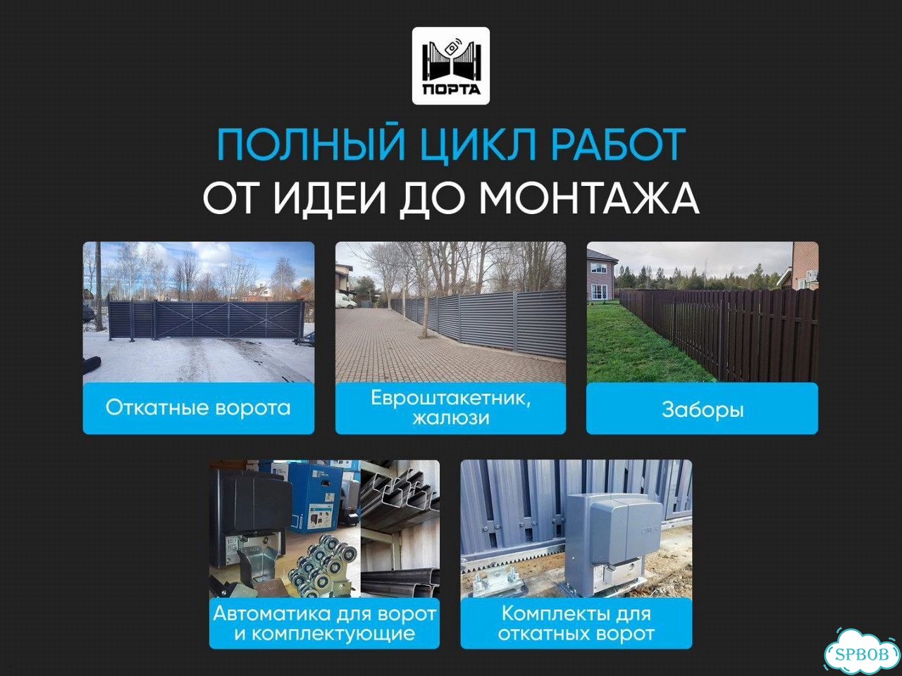 Откатные ворота 4000*2000 фото 5
