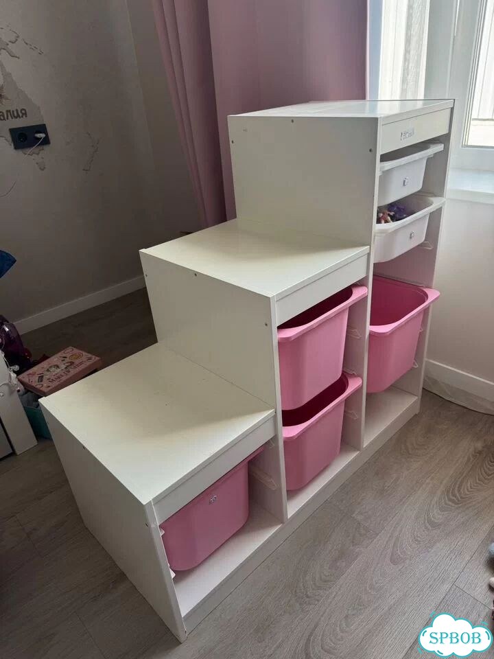 Стеллаж IKEA труфаст белый фото 1