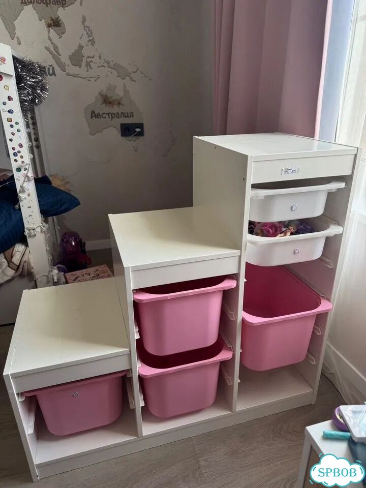 Стеллаж IKEA труфаст белый фото 2