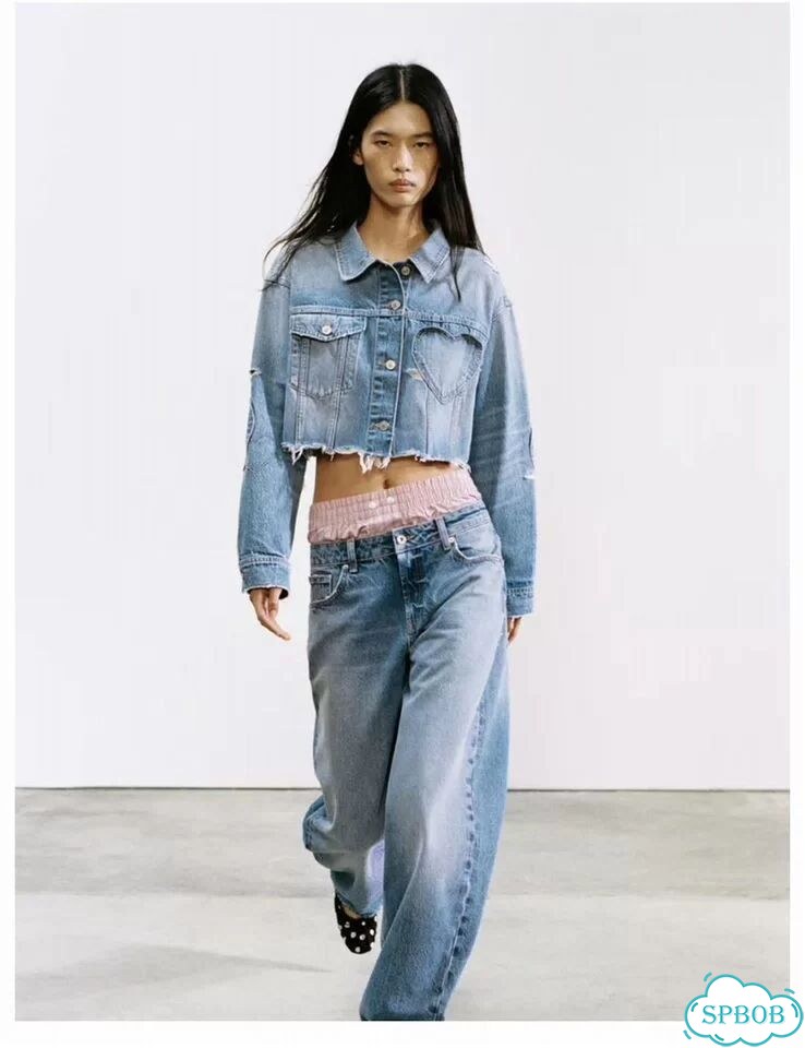 Джинсовая куртка zara S фото 2