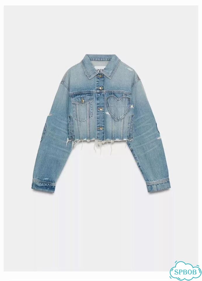 Джинсовая куртка zara S фото 4