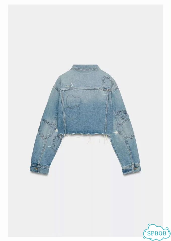 Джинсовая куртка zara S фото 5