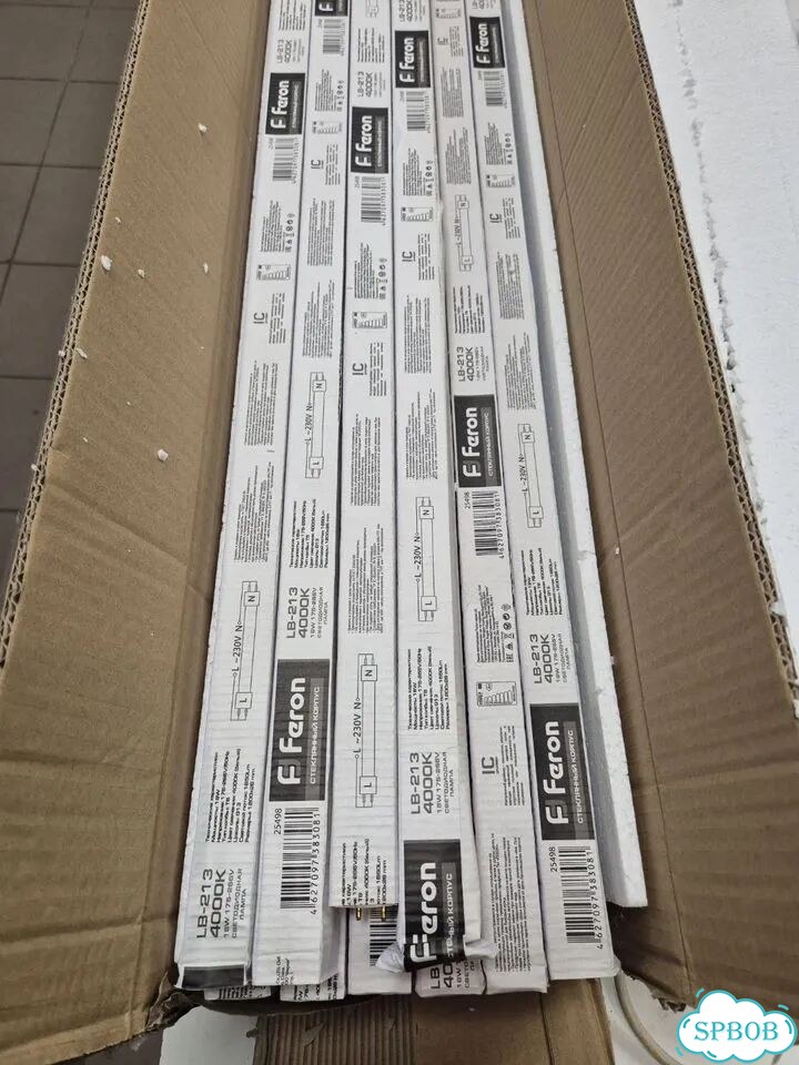 Лампа светодиодная Feron LB-213 G13 18W 4000K фото 3