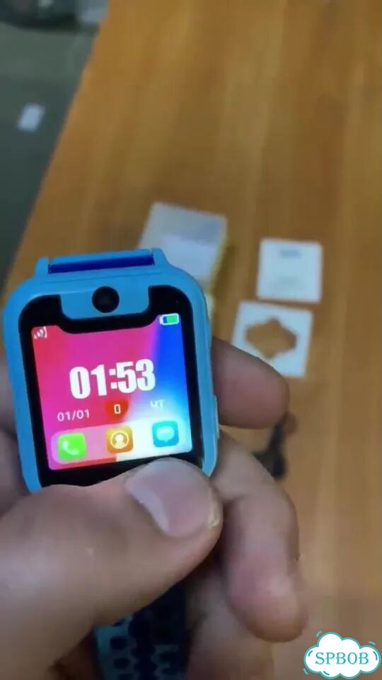 Детские смарт часы SMART Baby Watch Q12 синие фото 1