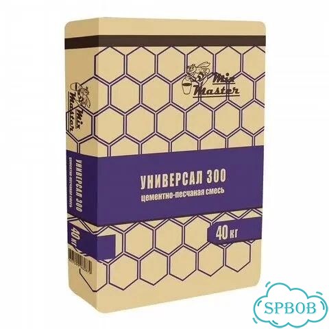 Смесь цементно-песчаная (цпс) М300 MixMaster 40кг фото 1