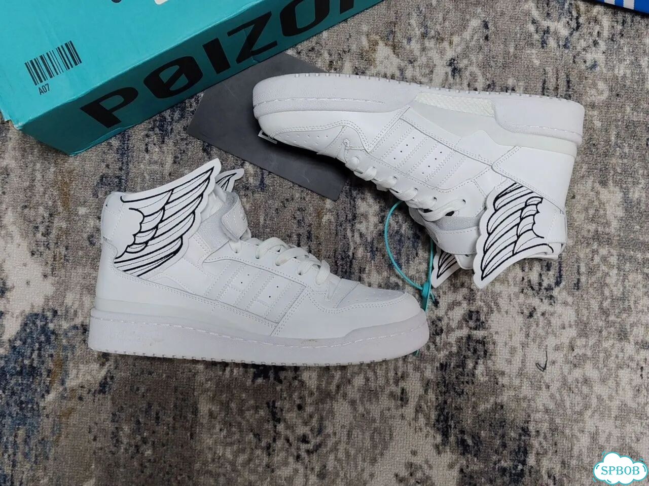 Кроссовки Jeremy Scott x Adidas Forum Wings белые фото 5