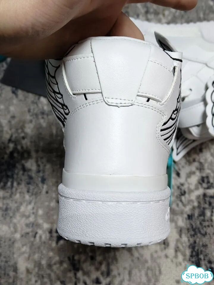 Кроссовки Jeremy Scott x Adidas Forum Wings белые фото 7