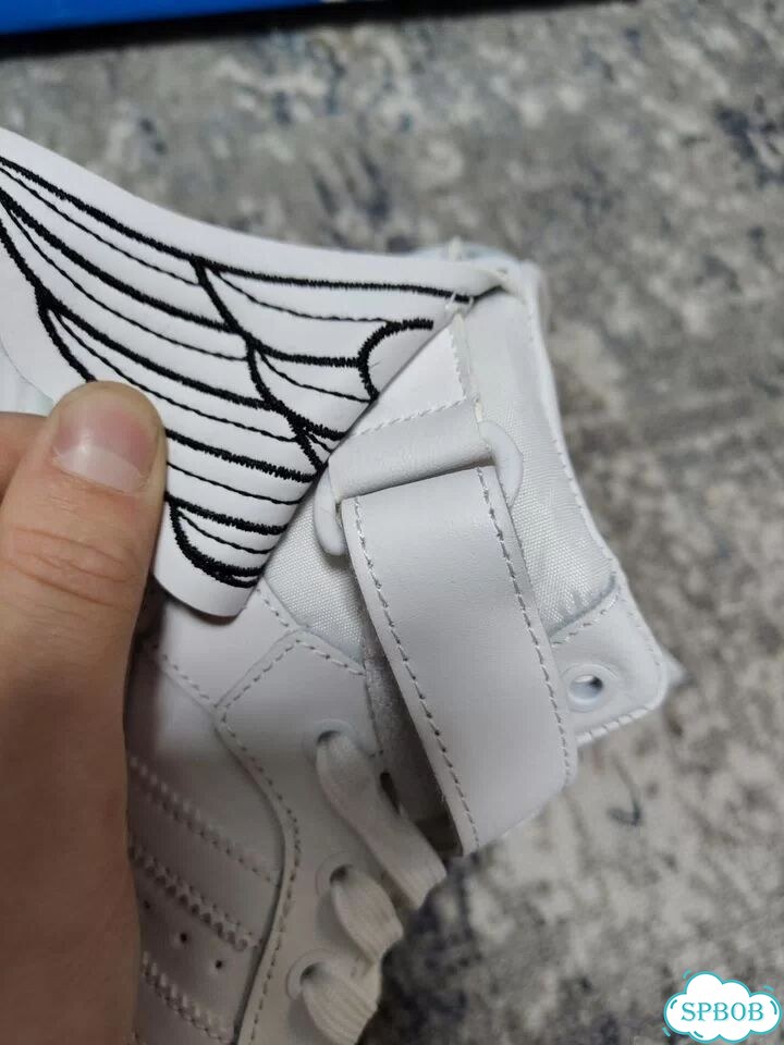 Кроссовки Jeremy Scott x Adidas Forum Wings белые фото 9