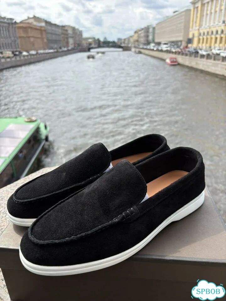 Лоферы Loro Piana Black Premium фото 2