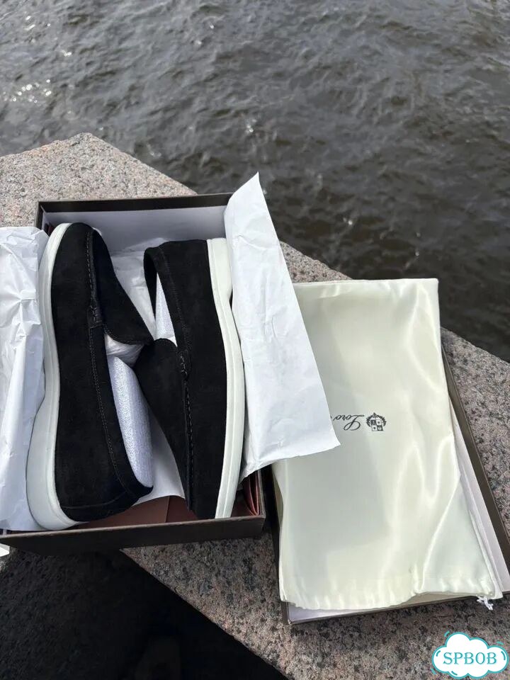 Лоферы Loro Piana Black Premium фото 3