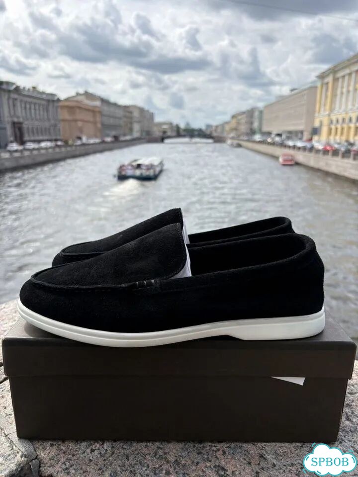 Лоферы Loro Piana Black Premium фото 4