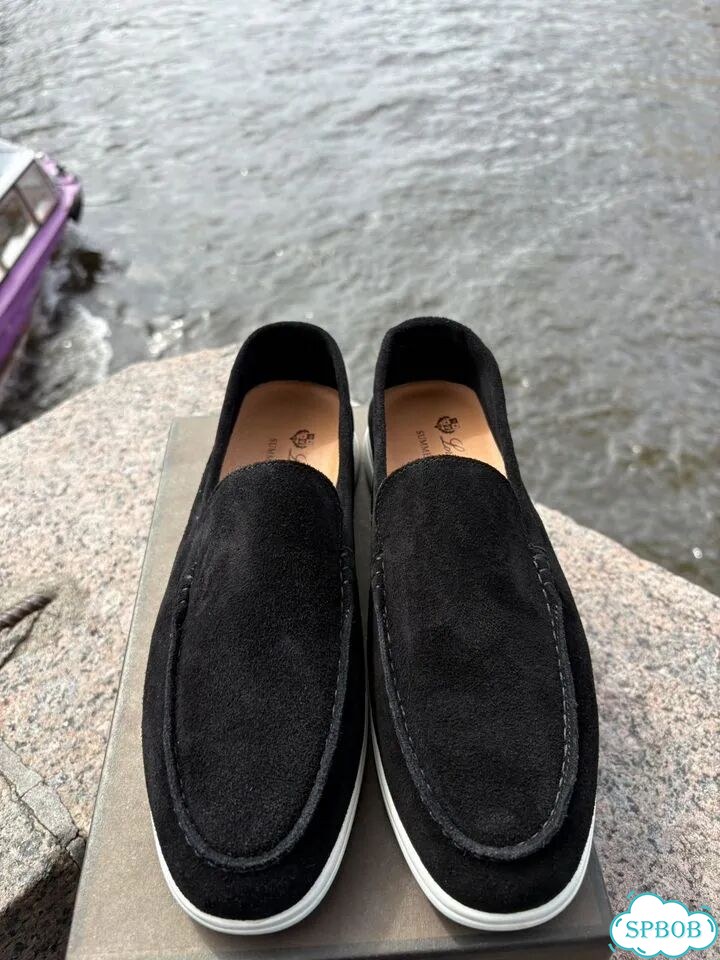 Лоферы Loro Piana Black Premium фото 6
