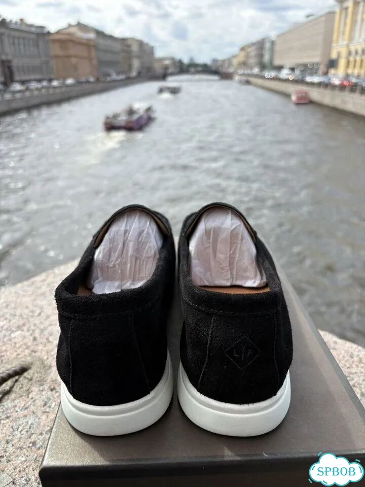 Лоферы Loro Piana Black Premium фото 9