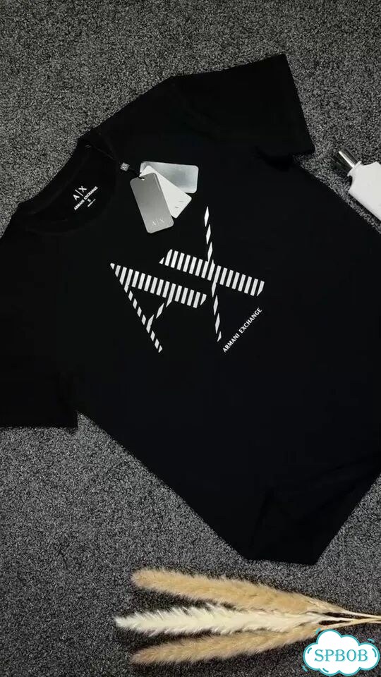 Футболка Armani S,XL Черная фото 1