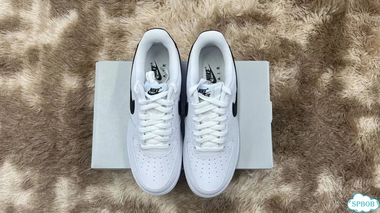 Nike Air Force 1 low white/black Оригинал фото 2