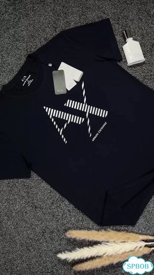 Футболка Armani 2XL Синяя фото 1