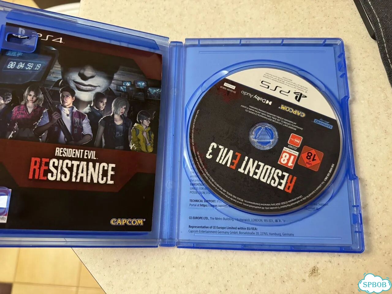 Resident evil 3 ps5 диск фото 2