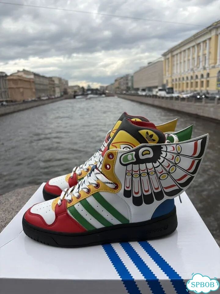 Кроссовки Jeremy Scott X Adidas Forum Wings Totem фото 6