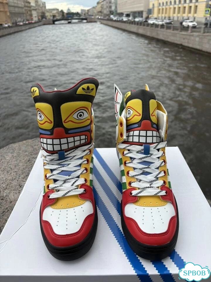 Кроссовки Jeremy Scott X Adidas Forum Wings Totem фото 7