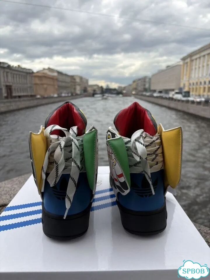 Кроссовки Jeremy Scott X Adidas Forum Wings Totem фото 9