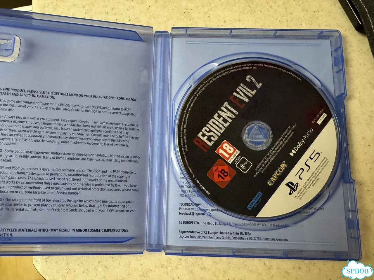 Resident evil 2 ps5 диск фото 2