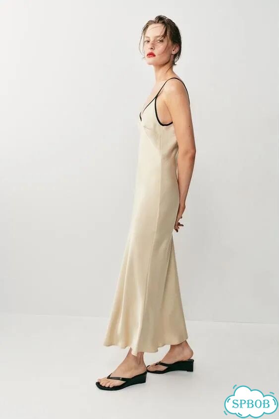 Атласное платье zara xs фото 4