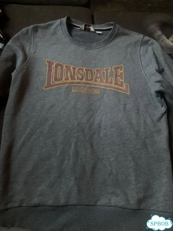 Свитшот lonsdale серый фото 1