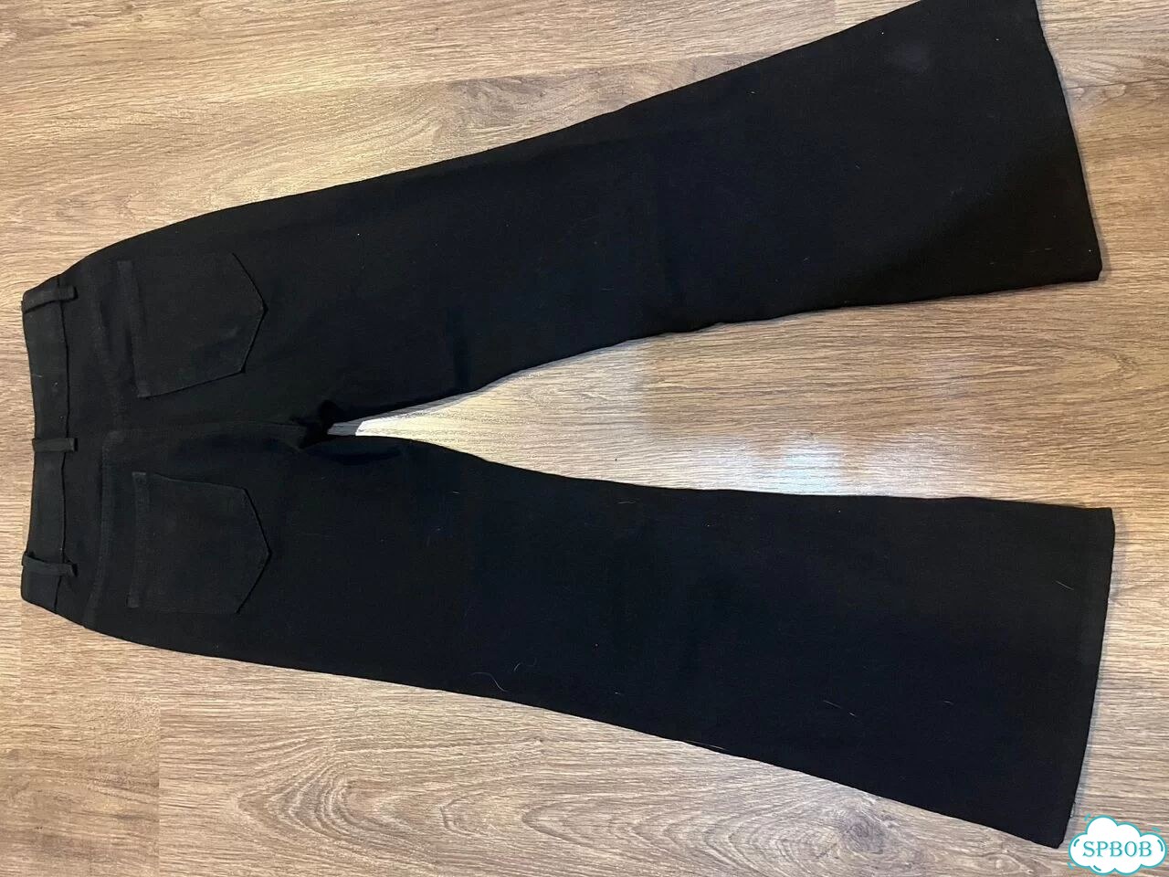 Джинсы bootcut черные фото 3