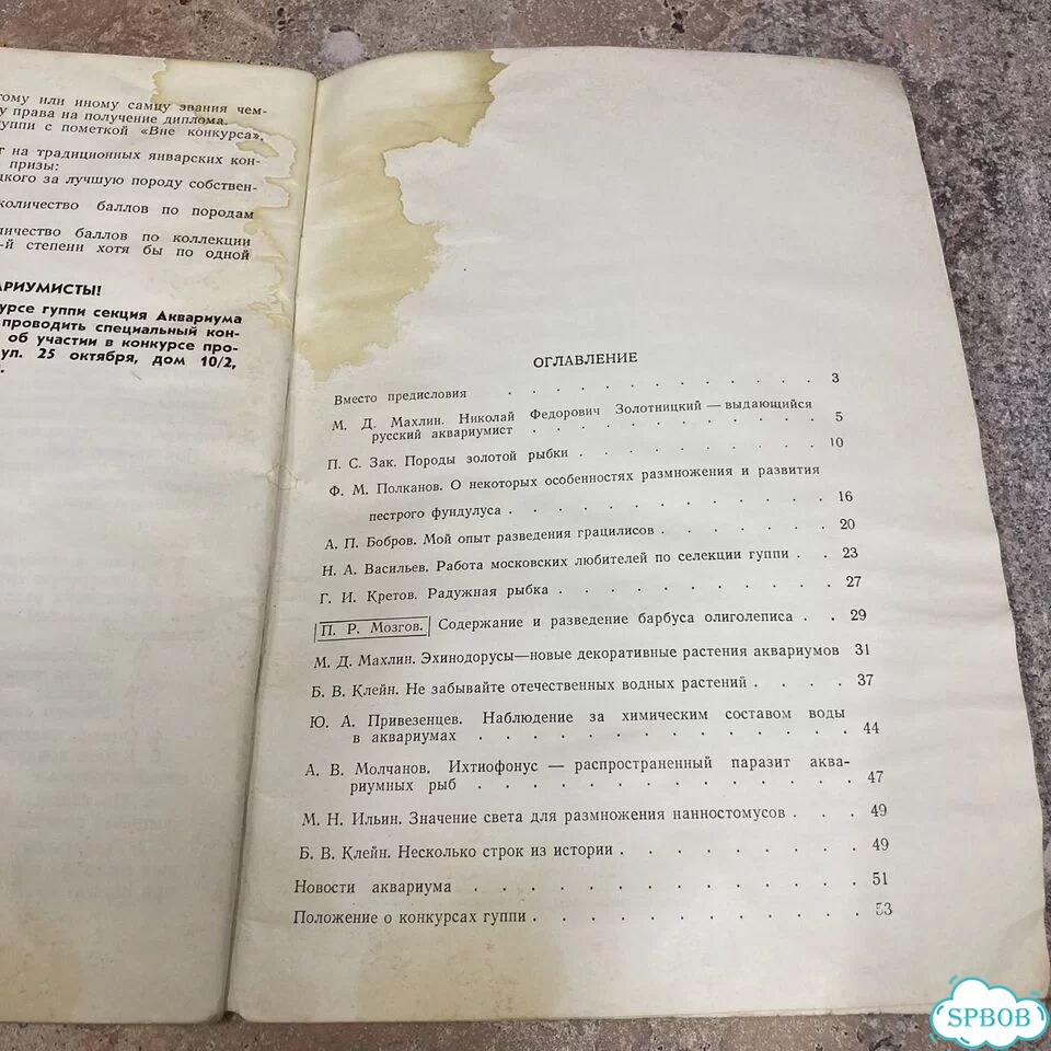Аквариум 1958г фото 7