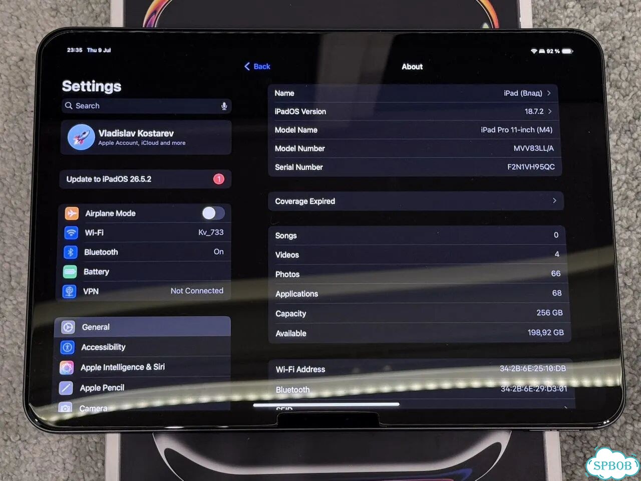 iPad Pro 11 M4 2024 256gb WiFi фото 9