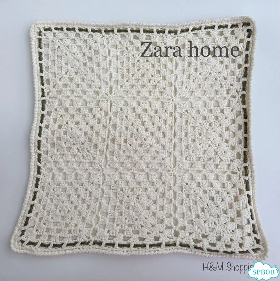 Zara home новый чехол ажурный вышивка фото 1